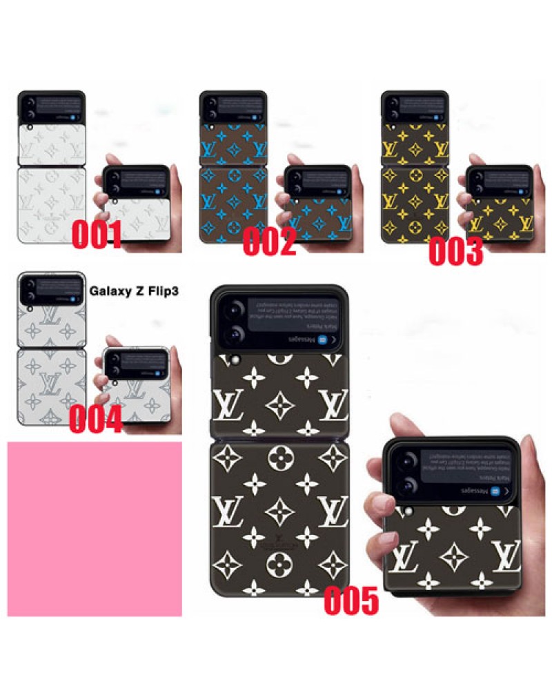 ルイヴィトン Galaxy Z flip5/Z fold5/z flip3/z flip4/z fold4ケースブランド z flipケース galaxy z fold3/ z fold2ケースvuitton お洒落人気 ギャラクシー z flip3ケース折り畳み保護性ファッションスマホケース