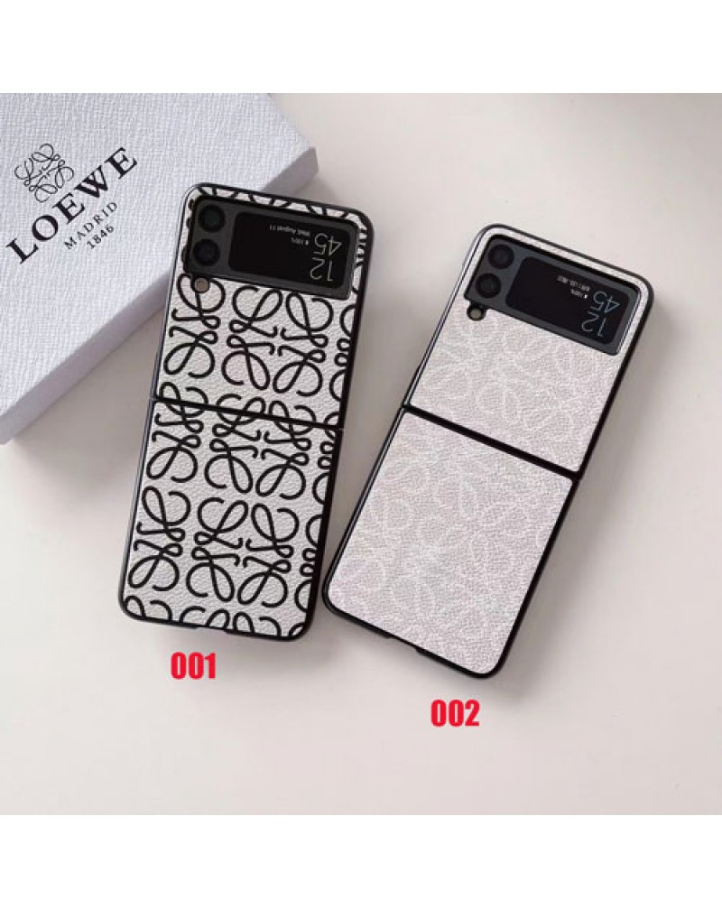 ロエベ Galaxy Z Flip6/Z flip5/z flip3/z flip4ケース折り畳み loewe Galaxy Z Fold6/Z fold5 z fold4/z fold3/z fold2ケースブランドギャラクシーz flip3/z flip2/z flip5ケースお洒落ファッション人気保護性