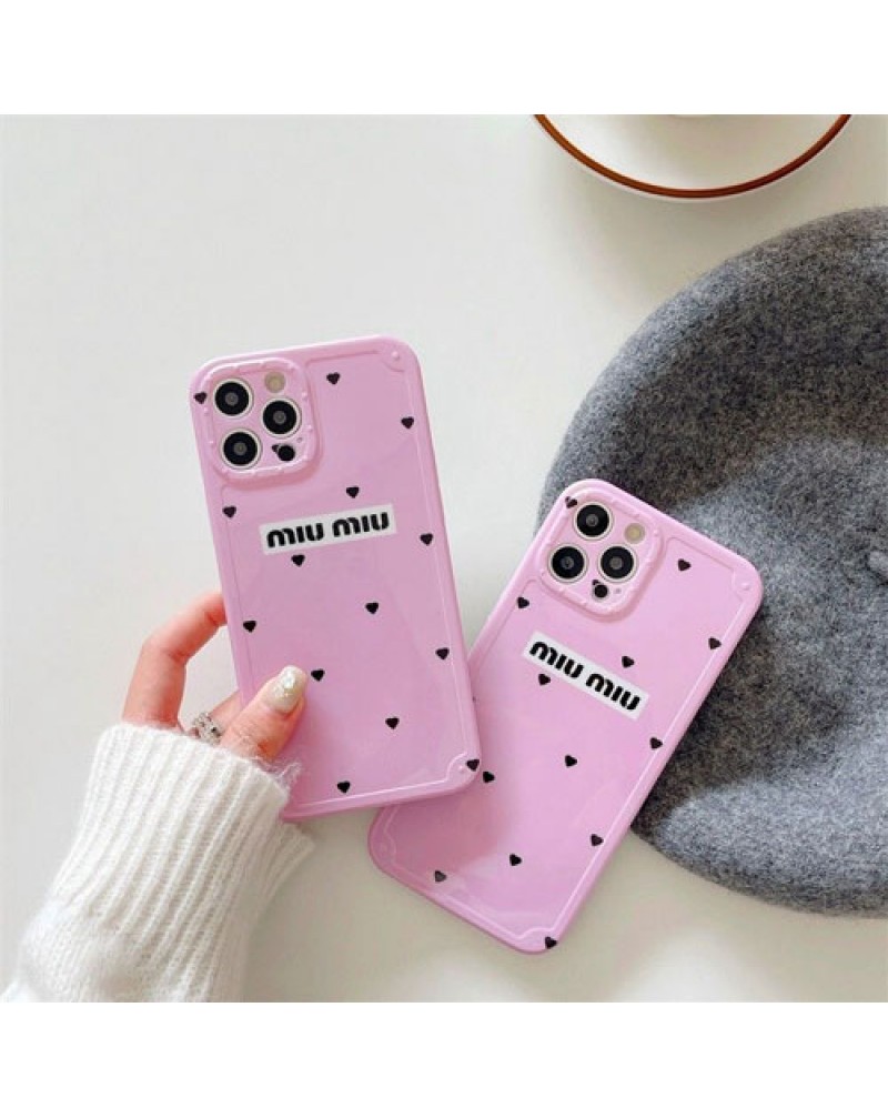 ミュウミュウ iphone13/13 pro/13 pro maxケースブランド iPhone12/12 pro maxケース女性人気 iphone11/11 pro maxケースお洒落アイフォンxr/xs max/x/8/7 plusケース大人気高級tpu性保護性ソフト