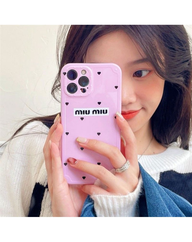 ミュウミュウ iphone13/13 pro/13 pro maxケースブランド iPhone12/12 pro maxケース女性人気 iphone11/11 pro maxケースお洒落アイフォンxr/xs max/x/8/7 plusケース大人気高級tpu性保護性ソフト