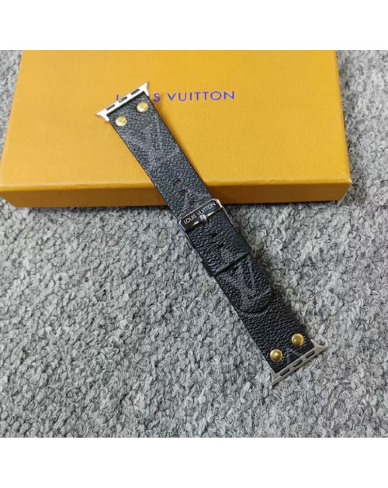 ルイヴィトン apple watch 10 9 Ultra 8  SE2 7 SE 6 5 4 3 2バンドハイブランドアップルウォッチバンド高級レザー製apple watchベルトお洒落モノグラム時計ベルト男女兼用