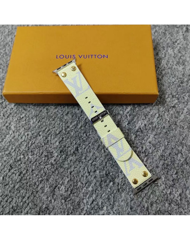 ルイヴィトン apple watch 10 9 Ultra 8  SE2 7 SE 6 5 4 3 2バンドハイブランドアップルウォッチバンド高級レザー製apple watchベルトお洒落モノグラム時計ベルト男女兼用