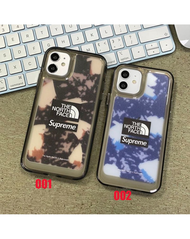supreme the north face iphone13/13 pro/13 pro maxケースブランド iphone12/12 pro/12 pro maxカバーシュプリームザノースフェイス アイフォン11/11 pro maxケース個性潮流ファッションiphone xr/xs maxカバー保護性