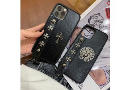 クロムハーツ iphone13 pro 12 pro maxケース エムシーエム galaxy s22+/s22 ultraケース ブランド apple watchバンドベルト大人気売れ筋