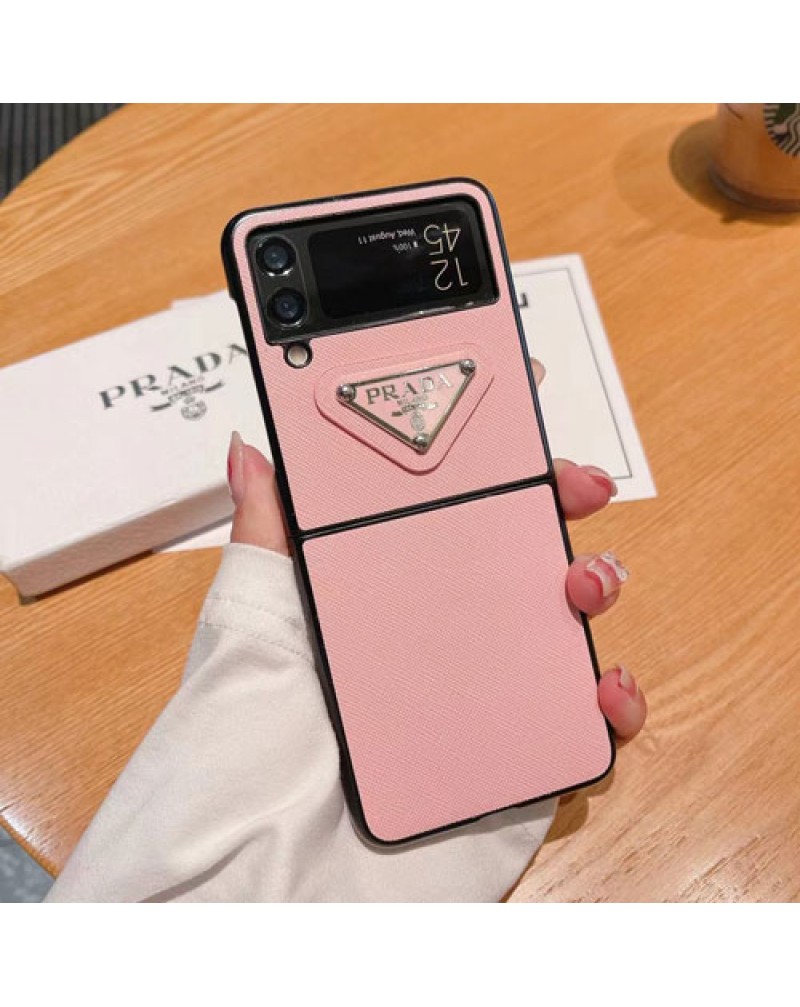 プラダ Galaxy Z Flip6/Z Flip5/Z Fold6ケース ギャラクシーZ flip4/z flip3ケース prada  galaxy z fold3/Z fold4ケース ブランド折り畳み galaxy z fold2ケースオシャレ高級保護性人気