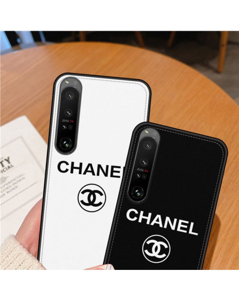 シャネル xperia 1 VI/10 VI/5 VIケースXperia 1V/10 V/5V/1IV/10 iv/5 iv/1 IIIケースブランドxperia 10 III/5 IIIケース chanel エクスぺリア5 IIケース男女兼用おしゃれ保護性耐衝撃