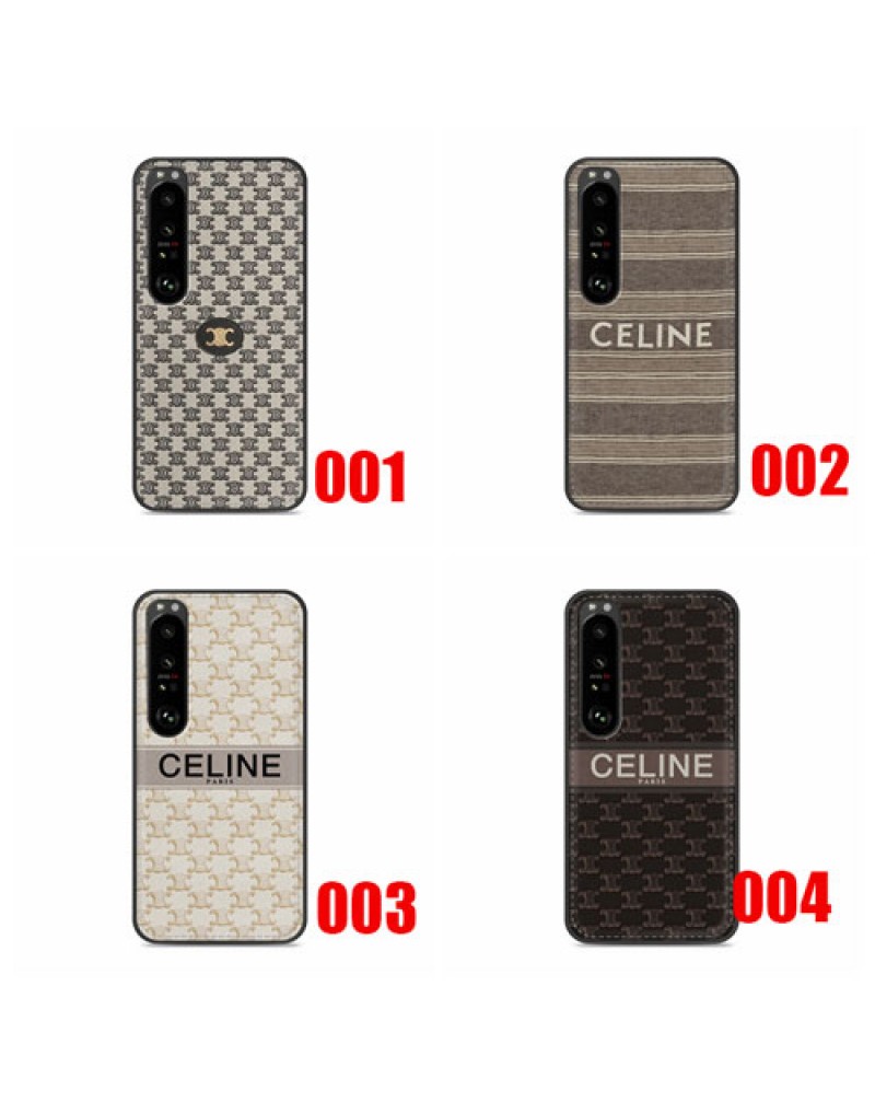 セリーヌ Xperia 1 VI/10 VI/1 V/5Vケース xperia1 IV/10 IVケースブランド xperia1 IIIケースおしゃれ人気xperia10 iii/5 iiiケースceline エクスぺリア5 II/1 IIケースファッション人気保護性耐衝撃