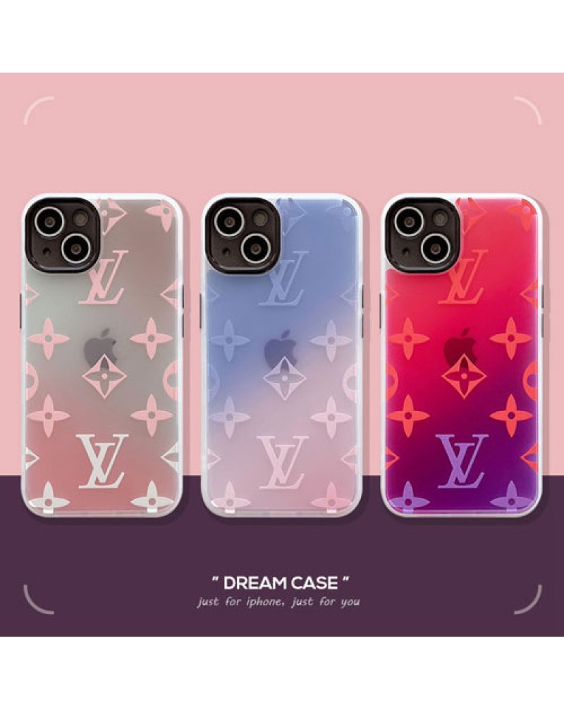 ルイヴィトン iphone14 pro/14 pro maxケースブランド iphone13/13 pro maxケースお洒落グラデーション vuitton iphone12/12 pro maxケースアイフォン11/11 pro max携帯カバーソフト耐衝撃保護性