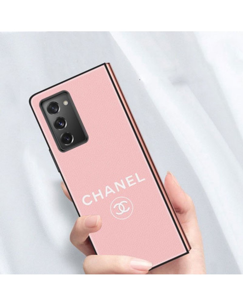 シャネル Galaxy Z Flip6/Z flip5/Z Fold6ケースギャラクシーz flip4/z fold4ケースchanel ブランドgalaxy z flip3/z fold3折り畳みスマホケース 小香風ペアお揃いギャラクシーzフリップ3ケース保護性耐衝撃お洒落合革製