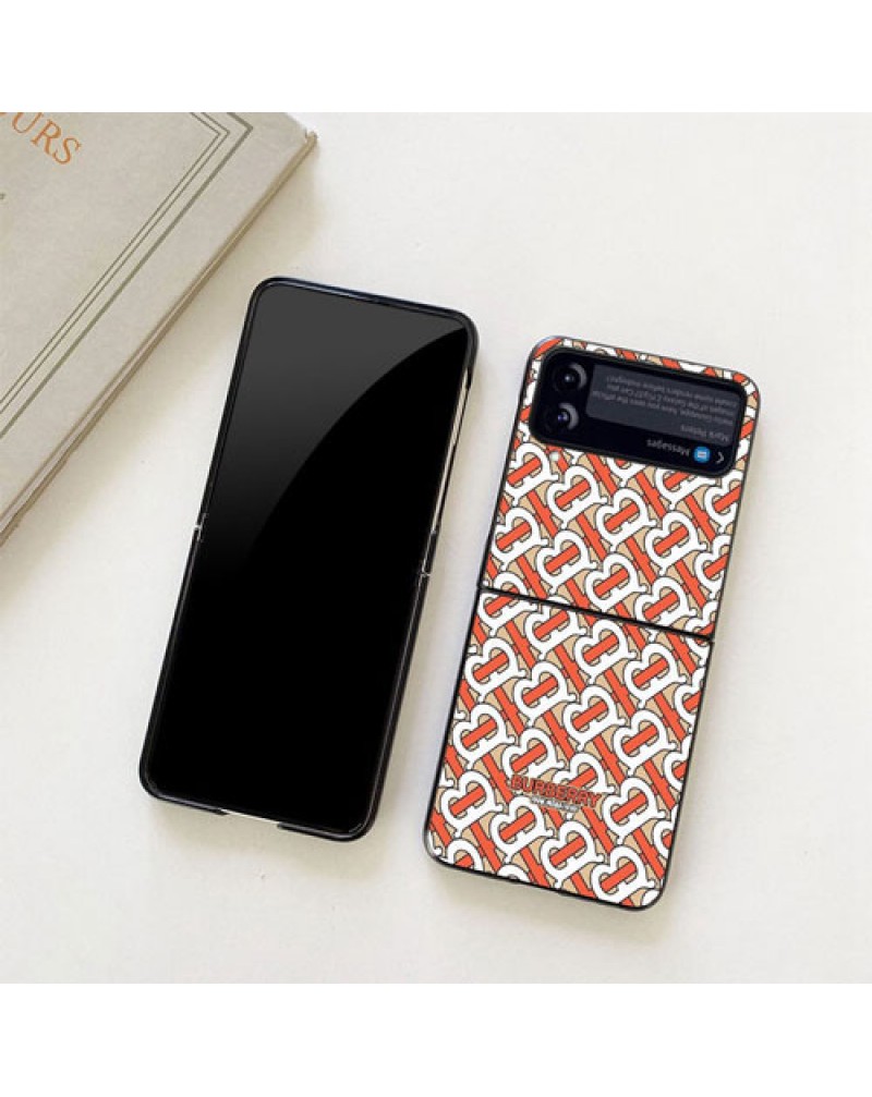 バーバリー Galaxy Z Flip6/Z Flip5/z flip4ケースブランド galaxy z flip3ケースゴヤールギャラクシーz fold4ケース galaxy z fold4ケース折り畳み保護性人気高級