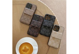 欧米風コーチ iphone14pro/14plusケース セリーヌ galaxy z flip4/zflip3ケースハイブランド apple watch8交換バンドレザー製高級