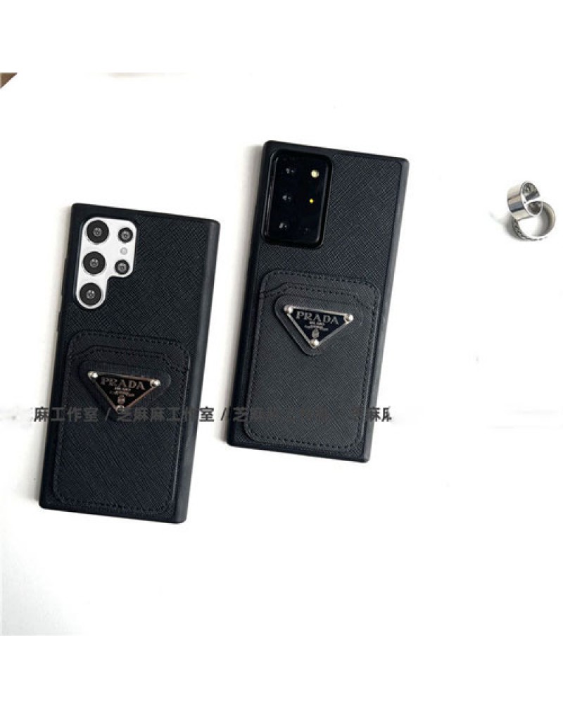 プラダ Galaxy s24 ultra/s23 plus/s23 ultraケースprada galaxy s22/s22 ultraカバーカード入れブランド galaxy s21+s20+/note20 ultraケース高級ギャラクシーs10/note10+ケースレザー製耐衝撃経典
