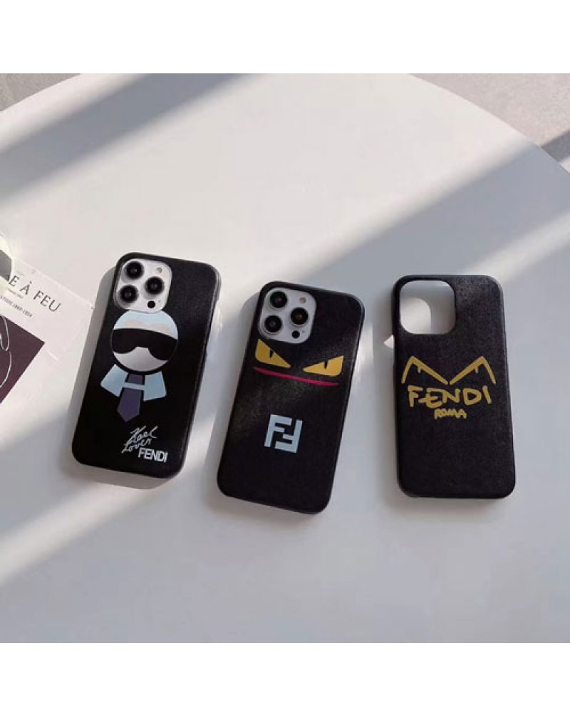 フェンデイ iphone16 pro/15 pro/14plus/14 pro maxケース個性小怪獣 fendi galaxy s23 ultra/s22 ultra/s21+/s20ケースブランド iphone13 pro/12pro/11 pro maxケース超人気経典ファッションアイフォン13/12miniケース保護性