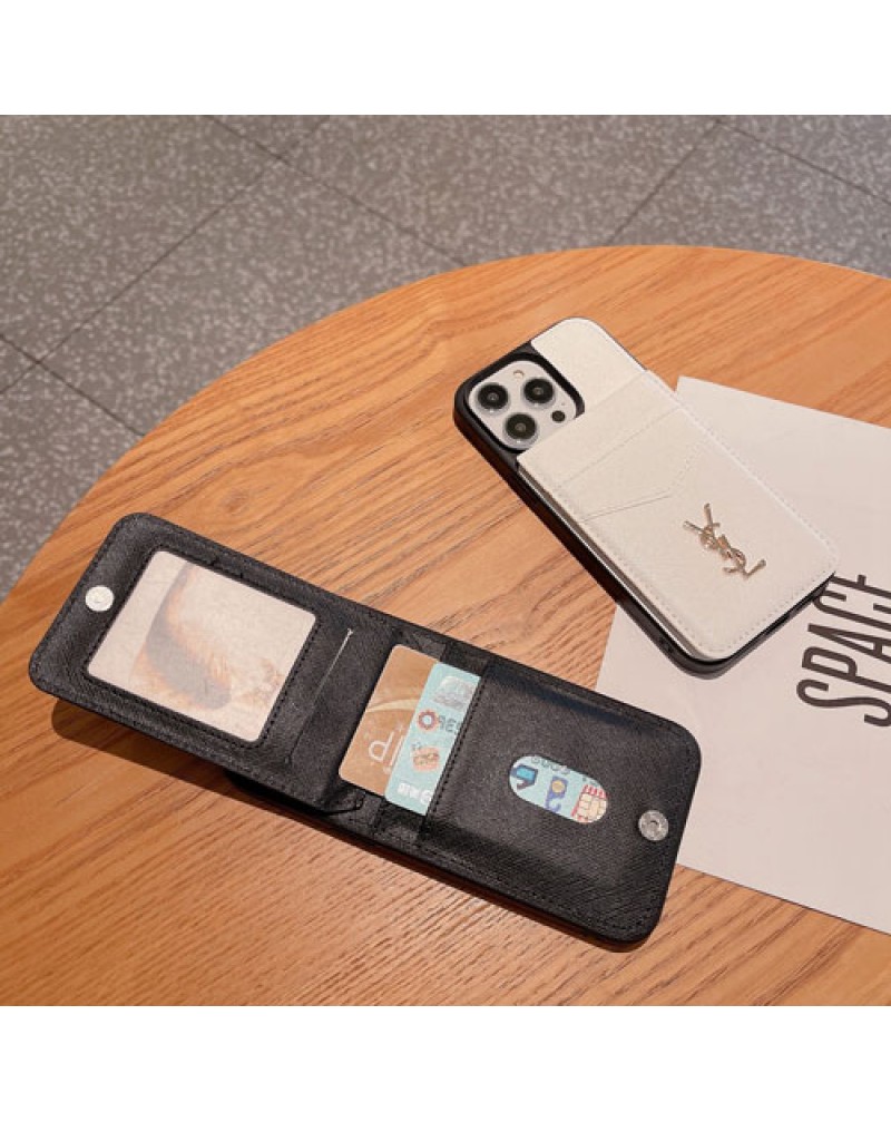 プラダ サンローラン iphone16 pro/15 pro/14plus/14 pro/14 pro maxケースブランド iphone13/13 pro maxケースprada galaxy s24/s23ultra/s22カード入れ iphone12/12 pro max/11 pro maxケース yslお洒落人気高級革製耐衝撃