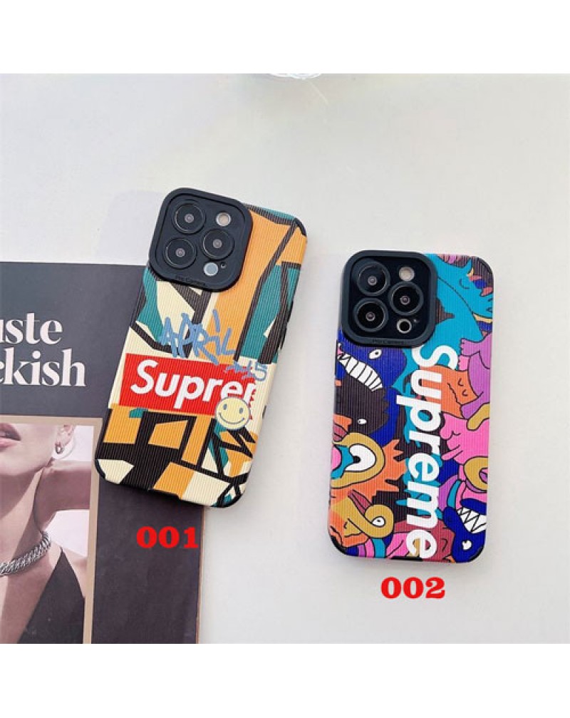 supreme シュプリーム iphone14/14plus/14 pro maxケース個性iphone13/13pro/13pro maxケースブランドアイフォン12/12 pro max/11 pro maxケース大人気落書き保護性