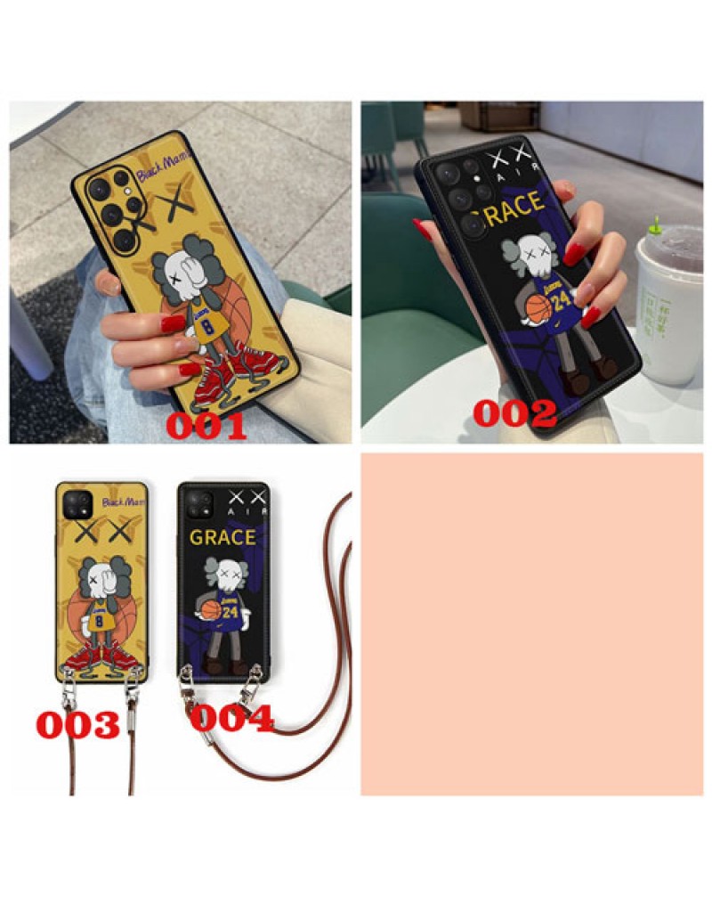KAWS カウズ galaxy s24/s23 ultra/s22 ultra/A54/A55/A22ケース個性潮流iphone16pro/15 pro/14plus/14 pro maxケースブランドiphone13/13 pro max/12 pro maxケース保護性耐衝撃 iphone12mini/11カバーgalaxy note20 ultra/A72/A71ケース