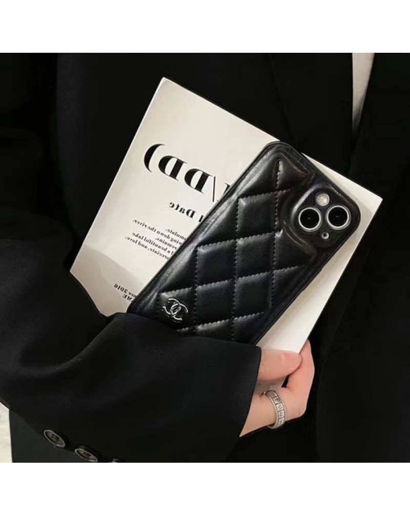シャネル iphone16pro/15 pro/14pro max保護ケースブランドアイフォン14plusケース小香風iphone14pro保護カバー chanel iphone13proケース菱形 iphone12pro maxカバーシャネルiphone11保護ケース高級感ファッション感