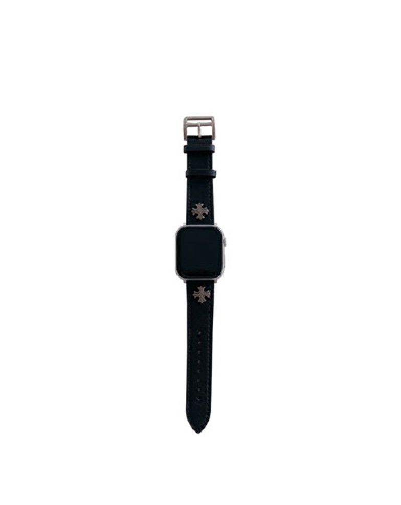 クロムハーツ Apple watch8替えバンド個性chrome hearts iwatch ultra SE2 7 6 SE 5 4 3 2代ベルト潮流PUレザー製アップルウォッチバンドブランド男女兼用高級ファッション