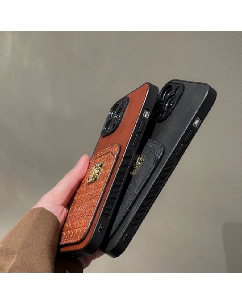 ロエベ iphone16 pro/15 pro/14/14 pro maxケースカード入れ loewe iphone14plus保護ケース人気iphone13proカバーブランドアイフォン12 pro maxケース高級感耐摩擦アイフォン11ケース