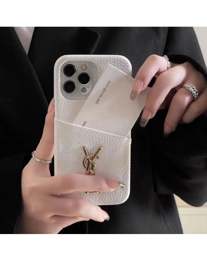 サンローラン iphone16pro/15 pro/14 pro保護ケースハイブランド iphone14plusケース ysl iphone14 pro maxカバー女性向け人気iphone13pro maxケース高級iphone12プロケース耐衝撃