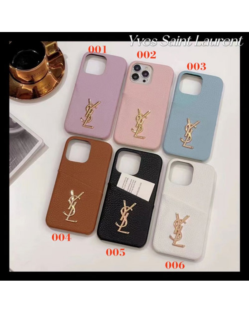 サンローラン iphone16pro/15 pro/14 pro保護ケースハイブランド iphone14plusケース ysl iphone14 pro maxカバー女性向け人気iphone13pro maxケース高級iphone12プロケース耐衝撃