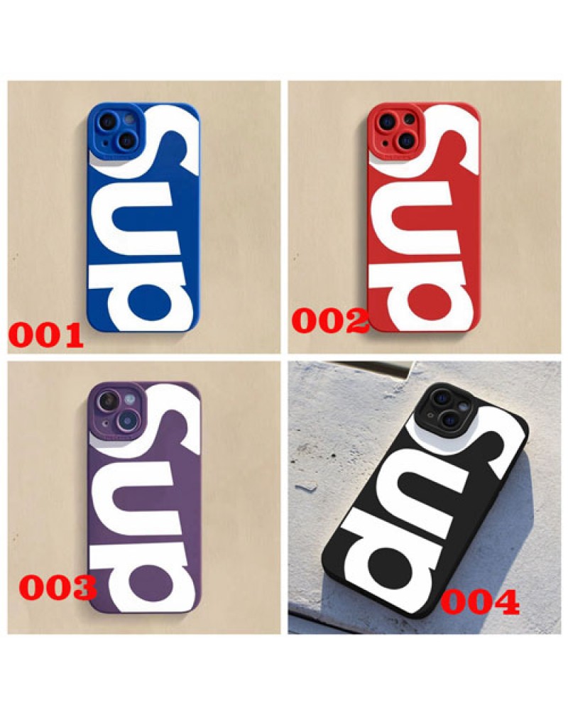 シュプリーム iphone16 pro/15 pro max/14 pro max保護ケースハイブランド iphone15pro/14proケース潮流個性アイフォン14plusケースsupreme iphone13pro maxカバーアイホン12pro 11pro maxケースシリコン耐衝撃全面保護