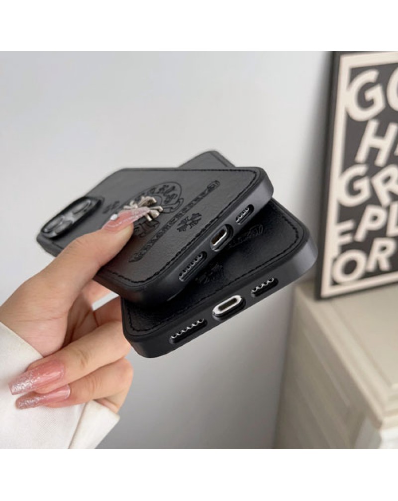 クロムハーツ iphone16pro/14pro max/15 proケースハイブランド iphone14プロ保護ケースchrome hearts iphone13pro maxケース個性潮流iphone14plusケースアイフォン12pro max保護カバー芸能人愛用ファッション大人気