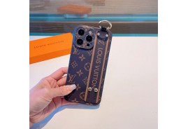 ルイヴィトン iphone14pro 15proケースハンドベルト付き galaxy s23 ultraケースロエベ ブランド airpods pro2ケース全面保護人気