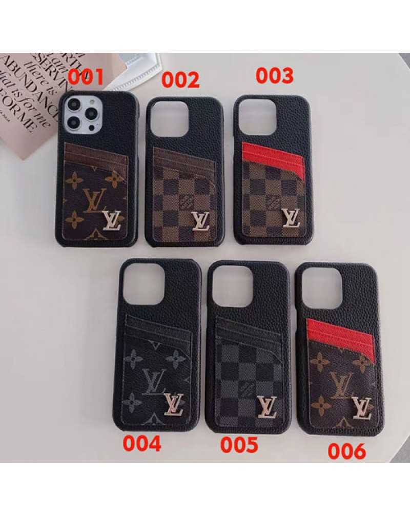 ルイヴィトン iphone16 pro/14pro/15proケースカード入れアイフォン14pro max保護ケースvuitton iphone14plus/13proケースルイビトン galaxy S23Ultra/s22ultraケースビジネス風 iphone12proカバーお洒落モノグラムダミエ耐摩擦