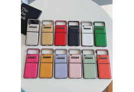 ディオール Galaxy z flip4ケースブランド galaxy z flip3ケースロエベ iphone14 proケース iphone15proケースカード入れ高級感