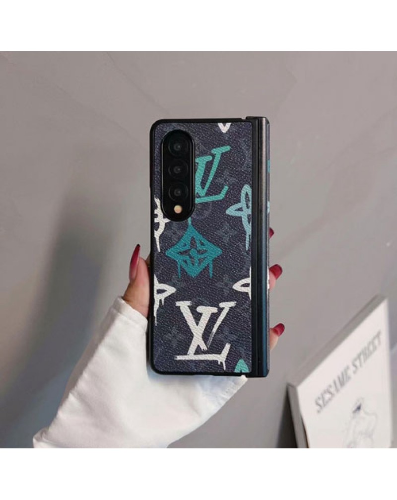 ルイビトン Galaxy Z Flip6/Z flip5/z flip4ケース Galaxy  Z Fold4/z flip3保護ケース折り畳みブランド galaxy  Z Fold6/Z fold5ケース予約 ルイ・ヴィトン ギャラクシーz fold4 zfold3ケース落書き個性潮流新作大人気