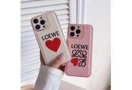 ロエベアイフォン14プロマックスケース刺繍 ブランド Galaxy s23ultra s22ultraケース シュプリーム iwatch 8交換バンド潮流個性大人気