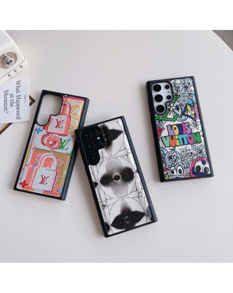 ルイヴィトン Galaxy s25/s24/s23 ultraケースハイブランド galaxy s22ウルトラケース個性落書き iphone16/15/14 pro maxケースvuitton iphone13pro maxケース潮流人気アイフォン12プロマックスケース男女兼用