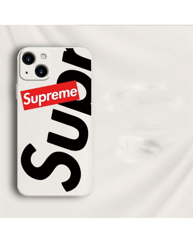 supreme iphone14 pro maxケースシュプリーム iphone15 pro保護ケース個性潮流iphone14プロ保護ケースブランドボックスロゴアイフォン13 pro maxケースシリコン耐衝撃アイフォン12プロカバー男女兼用