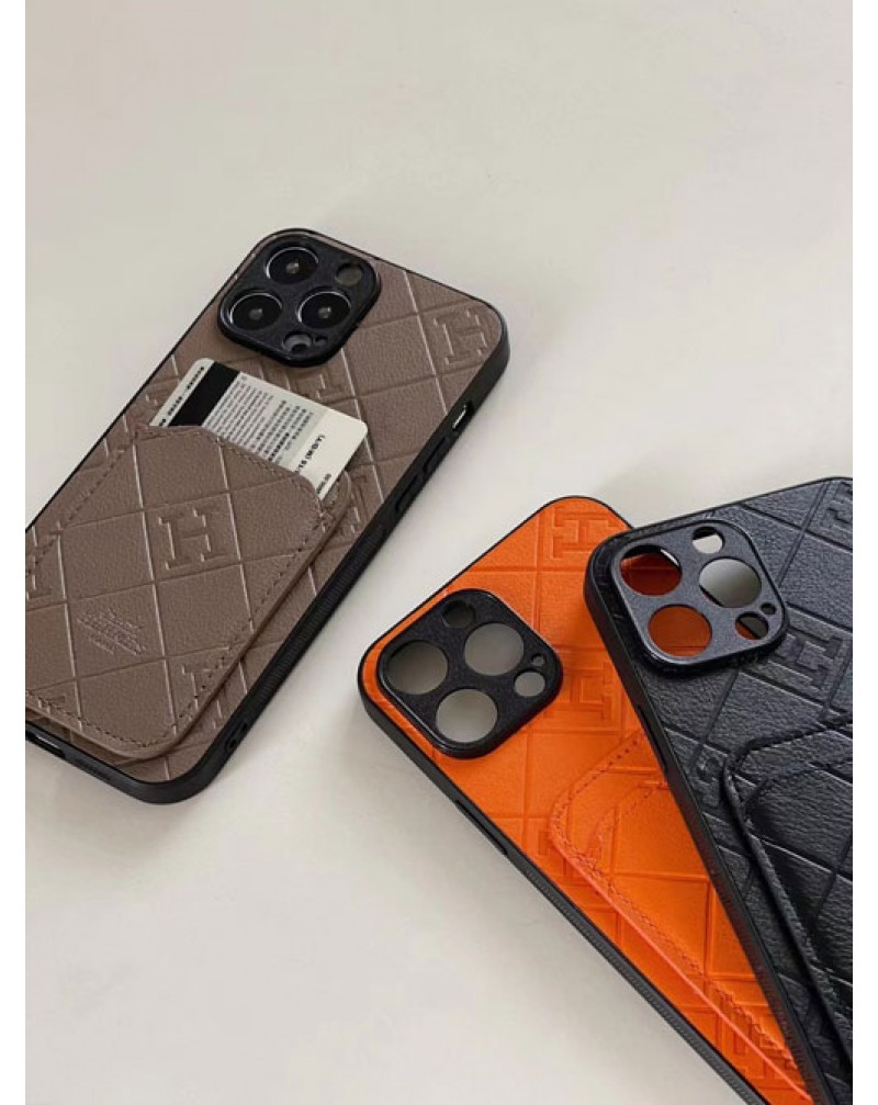 エルメス iphone 16Pro/15pro maxケースカード入れ Galaxy S24/s23ultraケース高級感 galaxy s22 ultraケース hermes iphone14proカバーアイフォン13proケースお洒落iphone12pro保護カバー耐衝撃