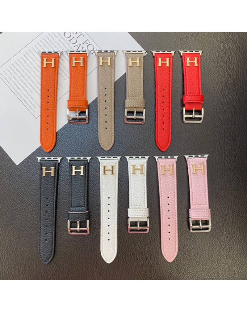 エルメス  Apple watch 10 9 ウルトラバンド iwatch 8 SE2 7 6 SE 5 4 3 2代ベルトレザー製お洒落高級HERMESアップルウォッチバンド交換便利時計ベルトメンズレディース兼用
