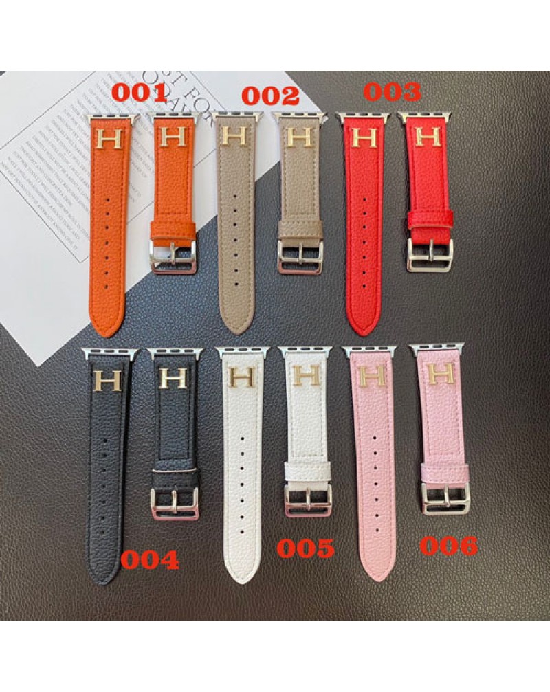エルメス  Apple watch 10 9 ウルトラバンド iwatch 8 SE2 7 6 SE 5 4 3 2代ベルトレザー製お洒落高級HERMESアップルウォッチバンド交換便利時計ベルトメンズレディース兼用