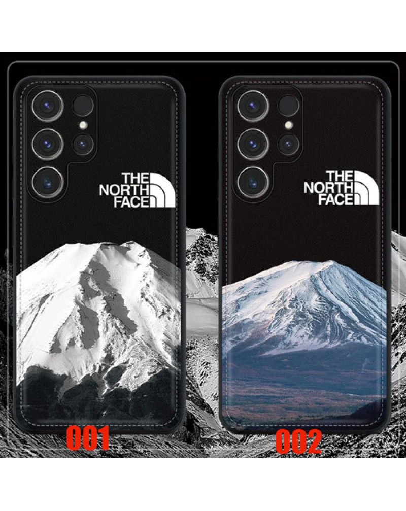 ザノースフェイス iphone16pro/15 pro maxケースアイフォン14proケースthe north face Galaxy s25/s24/s23ultra/s22 ultra保護ケース潮流個性雪山 iphone13pro maxケース耐摩擦ファッション携帯カバー