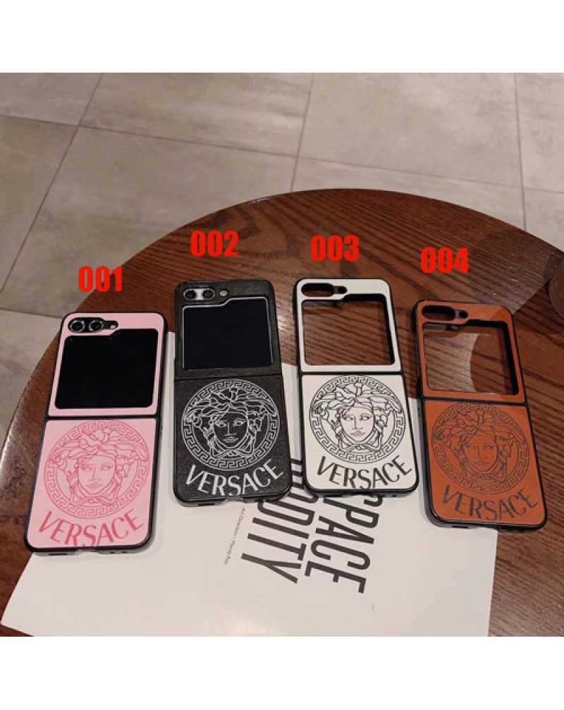 ヴェルサーチ Galaxy  Flip6/z flip5ケース折畳みブランドversace galaxy  zflip4ケースギャラクシーz flip3ケースファッション欧米風耐衝撃保護性
