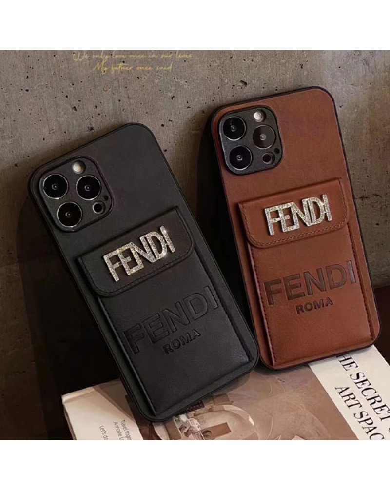 フェンデイ iphone15pro max携帯ケースハイブランド iphone14 proケースFENDI iphone13 pro保護カバー お洒落キラキラ iphone12 プロケース 経典復古風