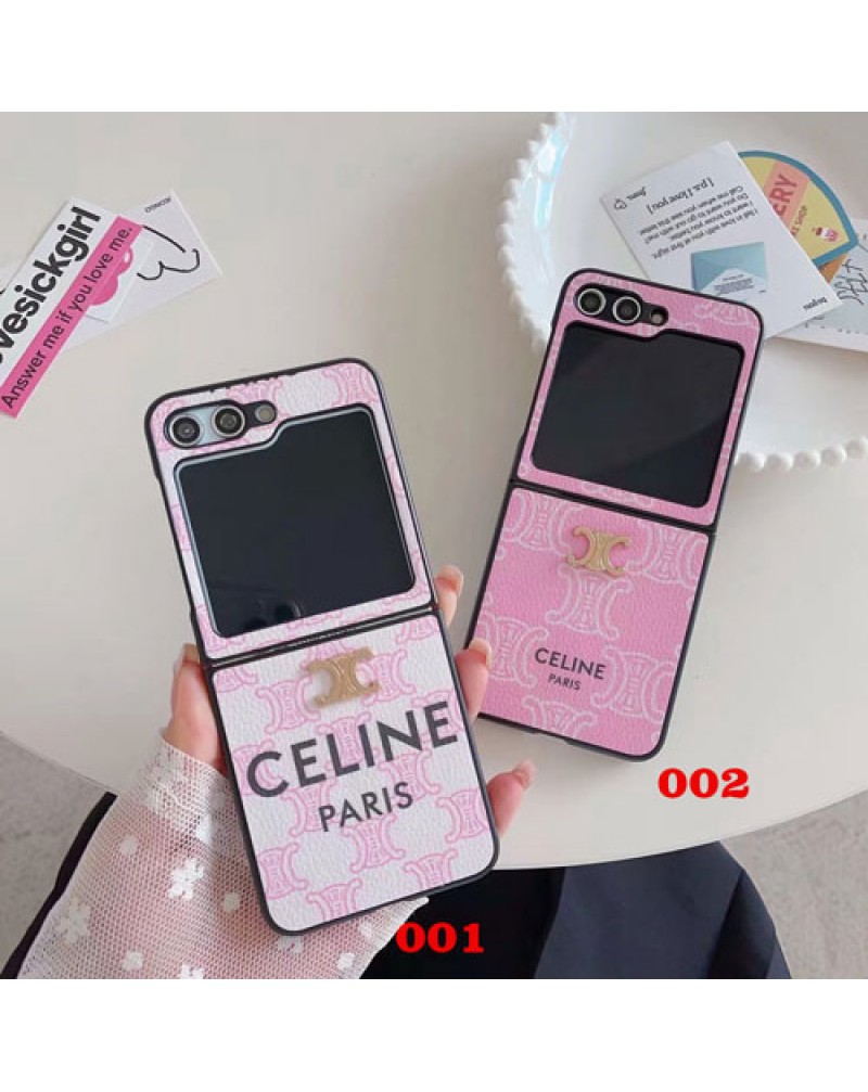 セリーヌ Galaxy Z Flip6/z flip5ケース galaxy z fold5/z fold4ケース折畳みブランド galaxy z flip4カバー celine galaxy zフリップ3ケース可愛いピンクギャラクシーz fold3スマホケースお洒落