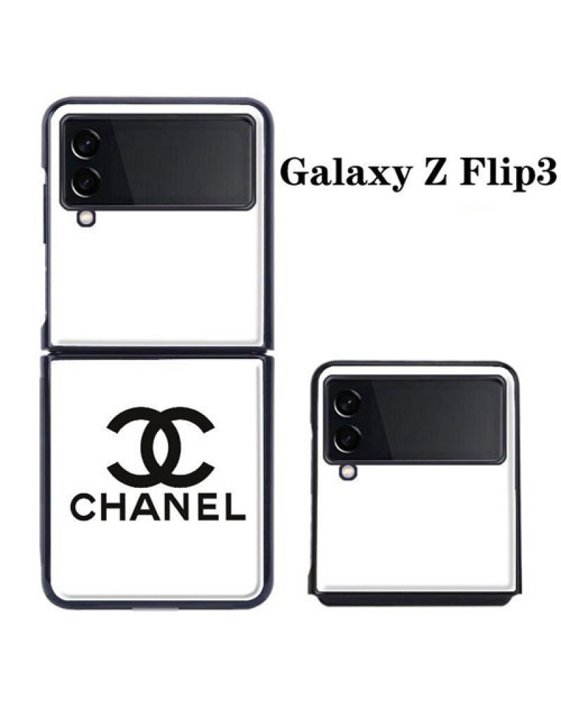 シャネル Galaxy Z Flip6/z flip5ケースブランド galaxy Z Fold6/z flip4保護ケース折畳み chanel Galaxy z fold5保護ケース ギャラクシー z flip3ケースおしゃれ小香風 galaxy z fold4ケース合革製耐摩擦