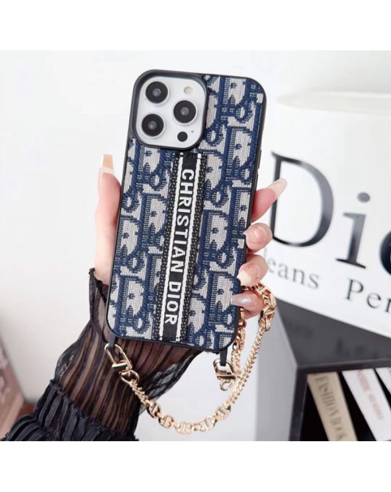 ディオール iphone15 pro maxケースチェーン付きdior iphone15 pro携帯ケース高級アイフォン14プロケースiphone13プロケースブランドアイフォン12proケース経典大人気販売