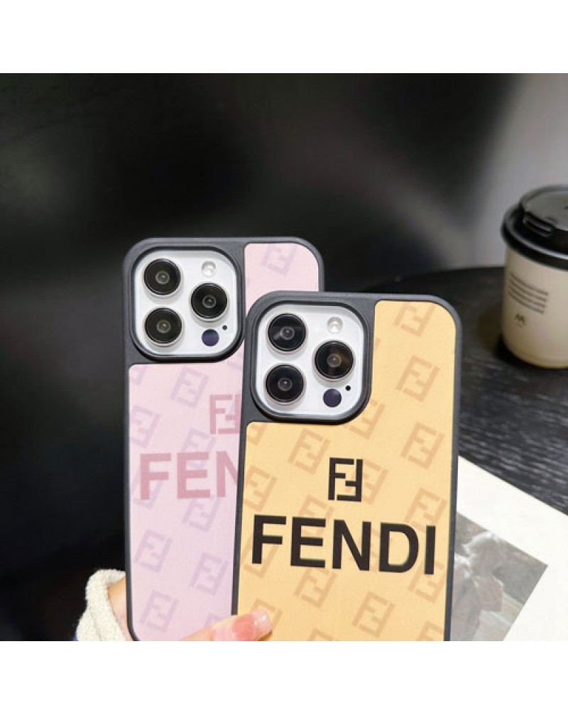 フェンデイ iPhone15 pro携帯ケースハイブランド iphone15プロマックスケース経典FF iphone14 pro保護ケースアイフォン13 pro maxケースiphone12プロケースファッション耐摩擦
