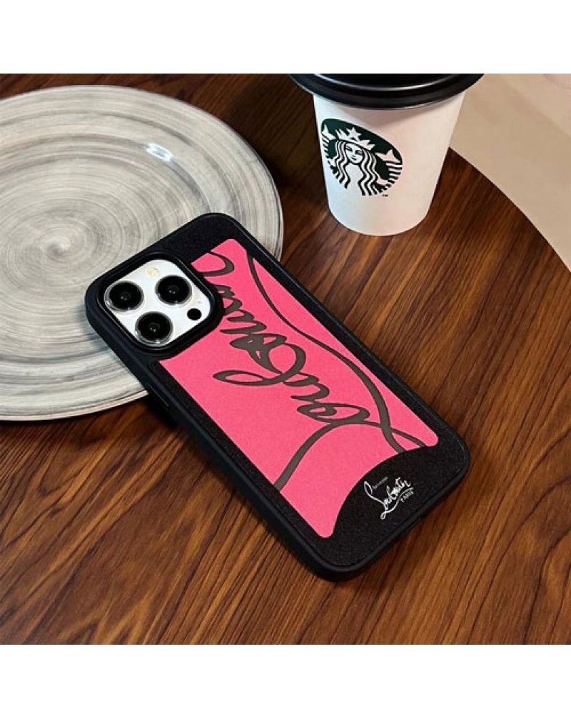 Christian Louboutin iphone15 pro maxケース潮流 iphone15 pro携帯カバークリスチャン ルブタン iphone14 pro maxケーススクラブ質感アイフォン13 proカバー男女兼用大人気iphone12proケース耐摩擦