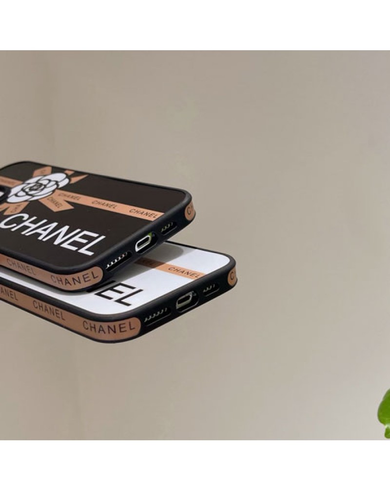 シャネル iphone15 pro保護ケースハイブランド iphone14 proケース小香風カメリア アイフォン15プロケース chanel iphone13pro携帯カバーレディース人気