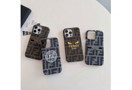フェンデイ Galaxy s24 ultra刺繍ケース人気 iphone15pro maxケースクロムハーツアイホン14プロケースブランド airpods pro2ケース