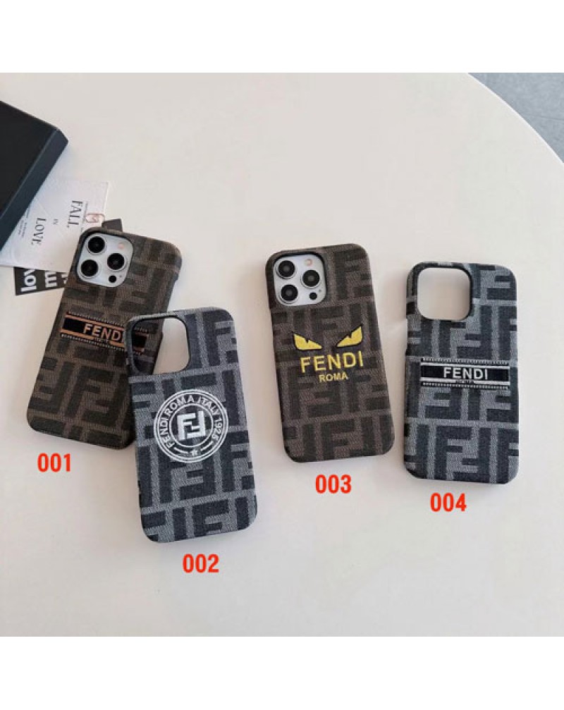 フェンデイ iphone15 pro maxケース刺繍モンスターiphone14 proケースFENDI iphone15plus携帯カバー流行ギャラクシーs24 ultra/s23 ultras/22ケース高級感人気新作