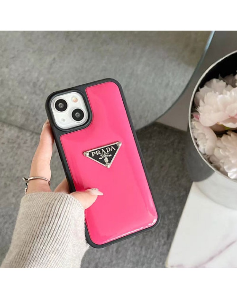 プラダ iphone16 pro/15 pro maxケースブランドオシャレアイフォン14 proカバーprada iphone13 pro携帯ケースダウンスタイルiphone12 pro maxカバー簡約高級感