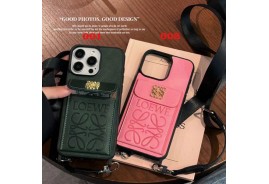 ロエベ iphone15proケースショルダー Galaxy s24 ultraスマホケースシャネル airpods proケースオシャレ